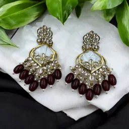 Women Click Classic Drop Earrings image 2