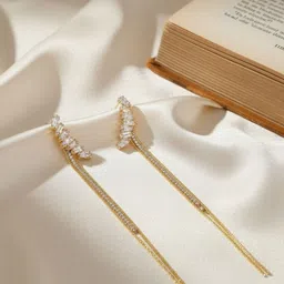 MEENAZ Geometric Drop Earrings-picture-27