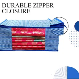 AMAK INC Blue Fabric Multi-Utility Wardrobe Organisers image 3