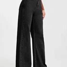 A1TUFF Women Jean Relaxed Fit High-Rise Stretchable Jeans image 4