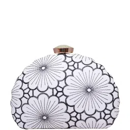 ARTKLIM Floral Embroidered Box Clutch image 5