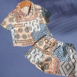 NAAMJAP Kids-Unisex Pure Cotton Printed Clothing Set image 4