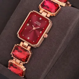 Moda Rapido Women Dial & Stainless Steel Straps Analogue Watch MRW-4101-Red-picture-13