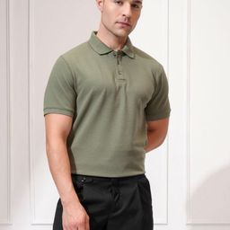 LOCOMOTIVE Men Polo Collar Slim Fit T-shirt-picture-9
