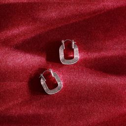 Accessorize Geometric Hoop Earrings-picture-25