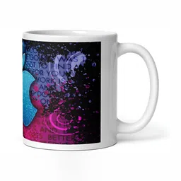 Mr UVD White Ceramic Cup image 4