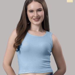 Friskers Women Pack Of 2 Cotton Tank Crop Top-picture-15