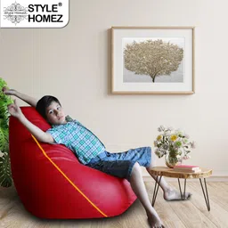 txor XXL Tear Drop Bean Bag Cover(Without Beans) image 3