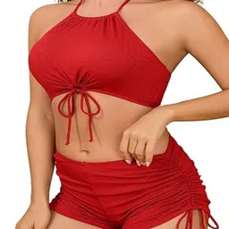 Russian Halter Neck Swim Bikini Set-picture-20