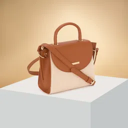 Forever Glam by Pantaloons Colourblocked Swagger Sling Bag-picture-37