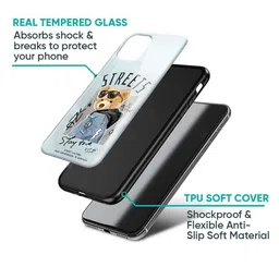 QRIOH Hood Vibe Printed Sleek & Lightweight Silicone Samsung Galaxy A16 5G Glass Back Case image 2