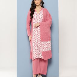 Aarika Woven Design Pure Wool Kurta with Trousers & Dupatta-picture-11
