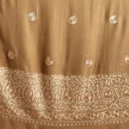 Tweedle Floral Embroidered Aari Work Shawl image 2