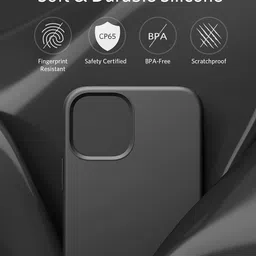 Back Cover for APPLE iPhone 13, Caseex Silicone Back Case For Apple iPhone 13 image 5