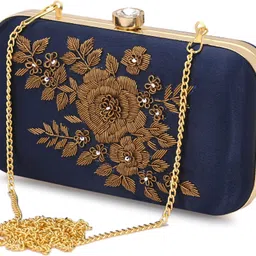 for the beautiful you Casual Blue Clutch - Regular Size image 3