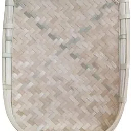 Wooden Plain Bamboo Soop/Sup for Chhath Puja Traditional Winnowing Basket for Rituals Storage Basket-image-11