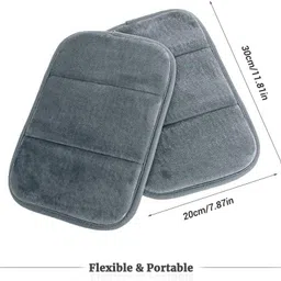 Wonder Work Portable Computer Elbow Wrist Pad Memory Foam Desktop Mouse Arm Rest Support Mat Memory Foam Keyboard and Mouse Pad Wrist Rest image 3