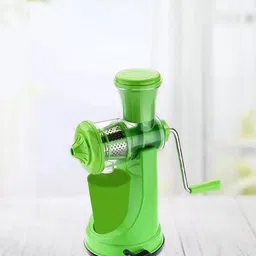 funel Plastic Plastic Fruit Juicer Juice Making Machine with Steel Handle, Green Hand Juicer Hand Juicer image 5