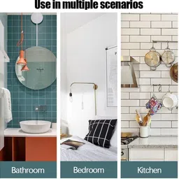 sonienterprises Bathroom Rack Without Drilling Bathroom Shelf for Wall with Steel Steel Wall Shelf image 2