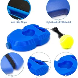 medivedas Tennis & Cricket Practice Ball with String Trainer Ball Set for Kids Fill Water Tennis Kit image 4