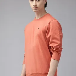 park avenue Men Full Sleeve Solid Sweatshirt image 3