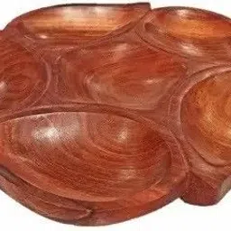 stuffcollection Wooden Dry Fruit Platter Tray image 3