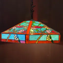 stg house Tetrahedron Turqouise Glass Hanging Light-picture-40