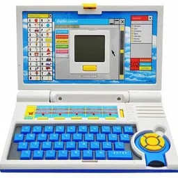 mahi zone Educational English Learner Laptop with Mouse for Kids 20 Activity Games_1M image 1
