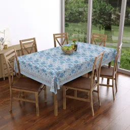 texstylers Cotton 6 Seater Floral Table Cover image 4