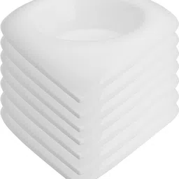 neena crockeries Plastic Sauce Bowl Acrylic Pvc Free Unbreakable Food Grade Triangle Deep Dip-picture-21