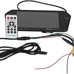 BRPEARL 7 Inch Car Video Monitor Bluetooth & USB Support For Universal Car -405 Black LED image 3