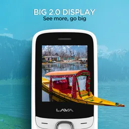 lava A1 Vibe (2025) Dual SIM | 2' Inch Big Display | Long-Lasting AI Battery image 2