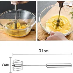 mkv Power-Free Hand Blender | Egg Beater & Whisk | Kitchen Tools & Appliances Kitchen Tool Set image 2