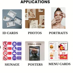 Formujet Inkjet NTR Non Tear Glossy Waterproof Sheet ID Cards A4 25 Sheets White Ink Toner image 3