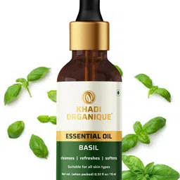 khadi organique Basil Essential Oil-15ML-picture-19