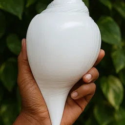 creativezone (PANCHAJANYA) White Blowing Shankh (Big Size) for Puja and Vastu | Blowing Shankh-picture-47