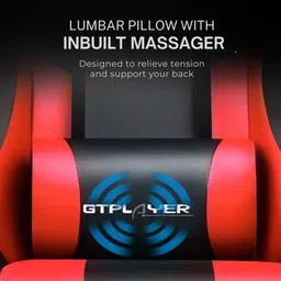 gtplayer #1USA Premium Gaming Chair Ergonomic Design with Massager & Footrest, 360Swivel, Neck & Back Support Gaming Chair image 5