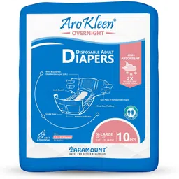 arokleen Overnight Adult diaper Tape Style Extra Large Waist Size 127-170 CM (Pack of 1) Adult Diapers - XL-picture-26