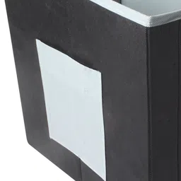 prettykrafts Set Of 2 Black & Grey Solid Shirt Stacker Wardrobe Organizer image 5