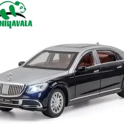 arniyavala MERCEDES MAYBACH S600 1:24 Big Size Diecast scale model Metal pull back toy car-picture-26