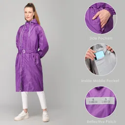 the clownfish Solid Women Raincoat image 4
