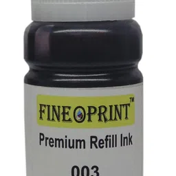 Fine o Print Ep 001,002,003 Refill Ink for L3110,3150,3115,1110,3152,3156,5190- PACK OF 8 BL Black + Tri Color Combo Pack Ink Bottle image 2