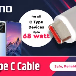 Tecno Type C 1 m 68 Watt Cable Model no. C060-A image 2