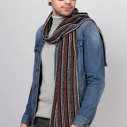 aanku Striped Men Muffler image 3