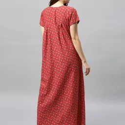 QUIRA Floral Printed Maxi Nightdress image 5