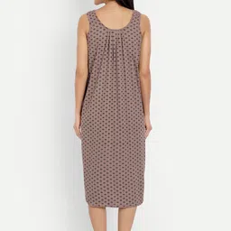 BLAZON Floral Printed Pure Cotton Nightdress image 4