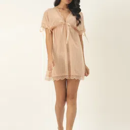 Ms.Lingies Beige Baby Doll with Thongs image 5