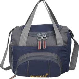 Lunch Tiffin Bag Navyblue-301 for School Office Picnic Waterproof Lunch Bag-image-8