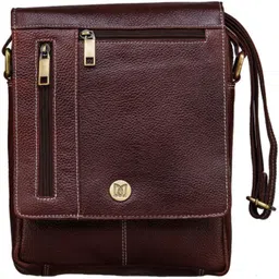 Brown Men Sling Bag - Extra Large IQ004-image-5