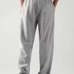 nivcy Men Relaxed Grey Cotton Blend Trousers image 2
